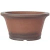 Bonsaischale 18x18x9cm Antik-Braun Rund Unglasiert -Bonsai Verkaufe h18 633 ab