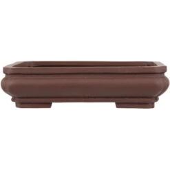 Bonsaischale 20.5x15x5cm Braun Rechteckig Unglasiert