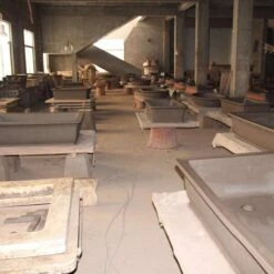 Bonsaischale 26x20.5x8.5cm Antik-Braun Oval Unglasiert -Bonsai Verkaufe h26 407 ab5