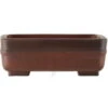 Bonsaischale 28x21x10cm Antik-Braun Rechteckig Unglasiert -Bonsai Verkaufe h28 062 ab