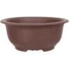 Bonsaischale 27.5x27.5x11.5cm Braun Rund Unglasiert