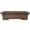 Bonsaischale 30.5x24.5x8cm Antik-Grau Rechteckig Unglasiert -Bonsai Verkaufe h31 171 ag