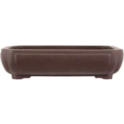 Bonsaischale 35.5x25.5x8.5cm Braun Rechteckig Unglasiert