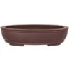 Bonsaischale 35.5x28x8.5cm Braun Oval Unglasiert -Bonsai Verkaufe h36 433 b