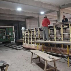 Bonsaischale 38.5x31x9.5cm Braun Oval Unglasiert -Bonsai Verkaufe h39 431 b6