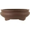Bonsaischale 39x39x14cm Braun Rund Unglasiert