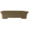 Bonsaischale 40x28x11cm Grau Rechteckig Unglasiert -Bonsai Verkaufe h40 052 gr