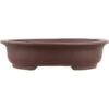 Bonsaischale 42x33.5x10cm Braun Oval Unglasiert -Bonsai Verkaufe h42 436 b