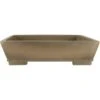Bonsaischale 43x32.5x11.5cm Antik-Grau Rechteckig Unglasiert -Bonsai Verkaufe h43 153 ag