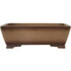 Bonsaischale 44.5x34x15cm Antik-Grau Rechteckig Unglasiert