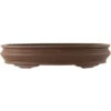 Bonsaischale 50x37x9.5cm Dunkelgrau Oval Unglasiert -Bonsai Verkaufe h50 309 dg
