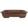 Bonsaischale 50.5x41x12.5cm Antik-Braun Rechteckig Unglasiert -Bonsai Verkaufe h51 152 ab