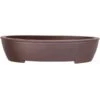 Bonsaischale 53x42x12cm Braun Oval Unglasiert -Bonsai Verkaufe h53 448 b