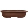 Bonsaischale 53.5x42.5x11.5cm Braun Oval Unglasiert -Bonsai Verkaufe h54 436 b