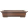 Bonsaischale 56.5x43x12.5cm Antik-Braun Rechteckig Unglasiert -Bonsai Verkaufe h57 171 ab