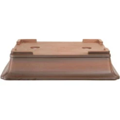 Bonsaischale 56.5x43x12.5cm Antik-Braun Rechteckig Unglasiert -Bonsai Verkaufe h57 171 ab2