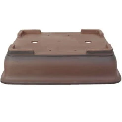 Bonsaischale 81x61.5x22.5cm Antik-Braun Rechteckig Unglasiert -Bonsai Verkaufe h81 024 ab2