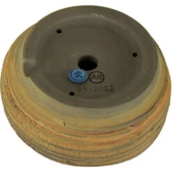 Bonsaischale 16x16x6.5cm Hellbraun Rund Unglasiert -Bonsai Verkaufe p16ru23064a3