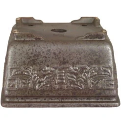 Bonsaischale 15x15x9cm Dunkelbraun Quadratisch Unglasiert -Bonsai Verkaufe s15 822 db3