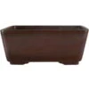 Bonsaischale 21x21x8.5cm Dunkelbraun Sonstige Form Unglasiert -Bonsai Verkaufe s21 841 db