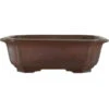 Bonsaischale 21.5x21.5x6.5cm Dunkelbraun Sonstige Form Unglasiert