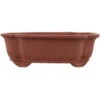 Bonsaischale 25.5x20.5x8cm Braun Sonstige Form Unglasiert -Bonsai Verkaufe s26 821 u