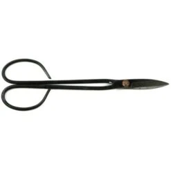 Bonsaischere, Lang, 21cm, Standard, Schwarz-Geschliffen