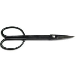 Bonsaischere, Lang, 21cm, Solide, Schwarz-Geschliffen